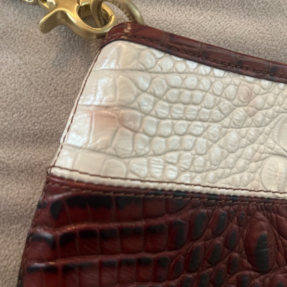Brahmin Tri-Color Croc-Embossed Shoulder Bag - Picture 5 of 5